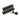 CLARKS VICE LOCK-ON HANDLEBAR GRIP BLACK WITH BLACK ANODISED END