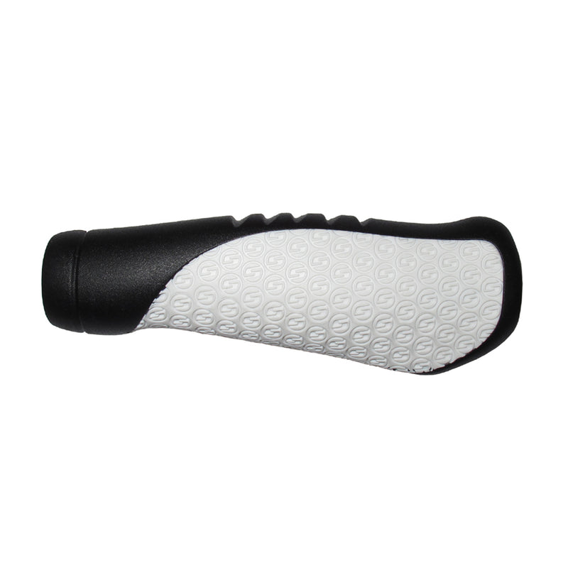 SRAM COMFORT GRIPS BLACK/WHITE 133MM