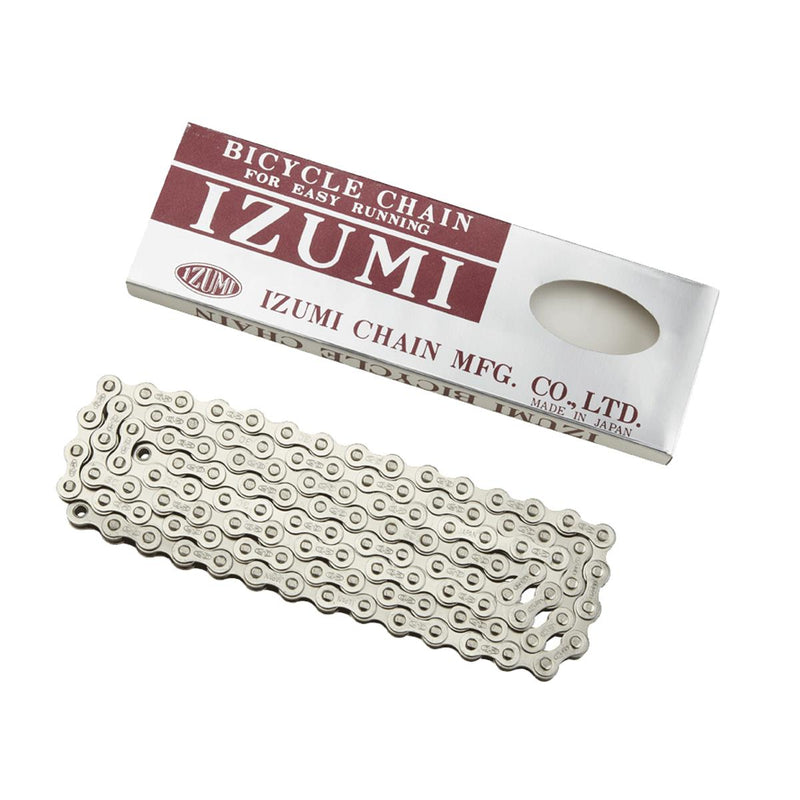 IZUMI 1/8 STANDARD TRACK/FIXED CHAIN SILVER