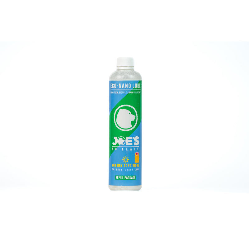 JOE'S NO FLATS ECO-NANO DRY LUBE 500ML BOTTLE