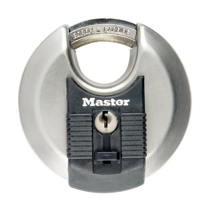 Master Lock Excell Discus Round Padlock 70mm [M40] Silver