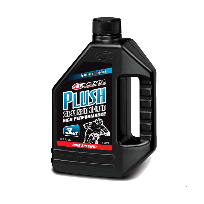 MAXIMA SUSPENSION OIL PLUSH, 3WT 1 LITRE BOTTLE - REAR SHOCK/CHARGER DAMPER