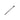 PITLOCK UNIVERSAL SKEWER WITHOUT CLOSURE 240MM CONTINUOUS THREAD