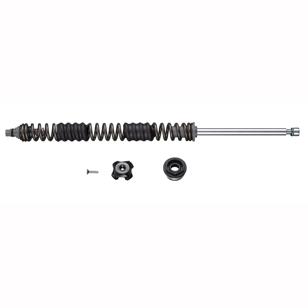 RockShox Spare - Front Suspension Internals Left Spring, Top Cap and AdjusterKnob Kit 26 100mm X-Firm Black - XC30 A1-A3/30 Silver A1