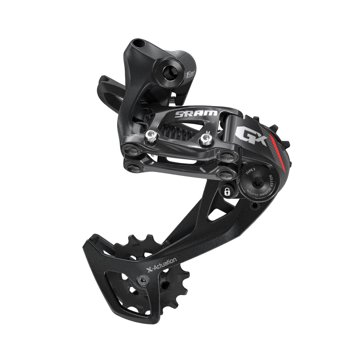 SRAM Rear Derailleur GX 2X11-Speed Medium Cage Red