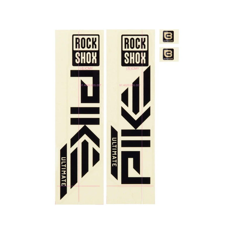 ROCKSHOX SPARE - FORK DECAL KIT - PIKE ULTIMATE 27/29 (2023+)