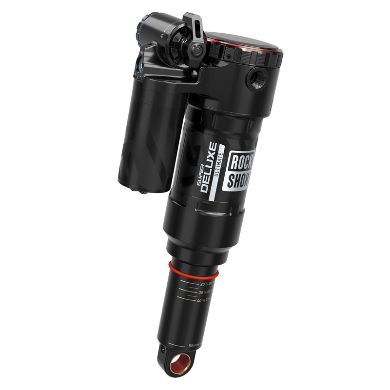 ROCKSHOX REAR SHOCK SUPER DELUXE ULTIMATE RC2T - 205X60 PROGRESSIVE AIR, 0NEG/4POS TOKENS, LINEARREB/LCOMP, 380LB LOCKOUT, HYDRAULIC BOTTOM OUT, TRUNNION NOBUSHING,C1 SPECIALIZEDENDURO2020+