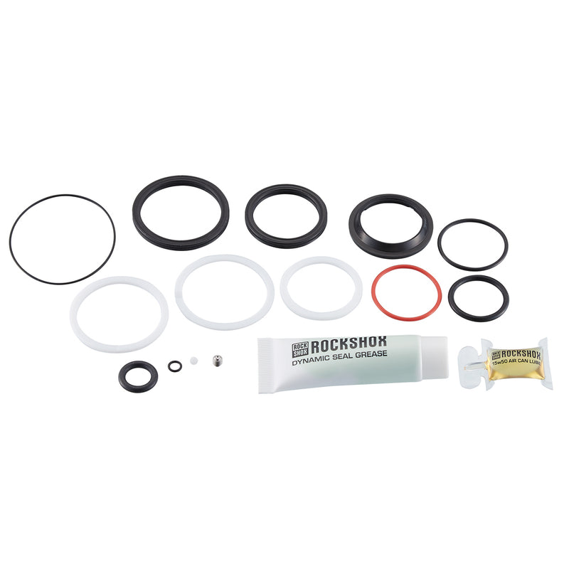 ROCKSHOX 200 HOUR/1 YEAR SERVICE KIT (AIR CAN SEALS, PISTON SEALS, GLIDE RINGS, IFP SEALS, GREASE/OIL) - DELUXE C1+/SUPER DELUXE C1+/SUPER DELUXE FLIGHT ATTTENDANT C1+ (2023+)