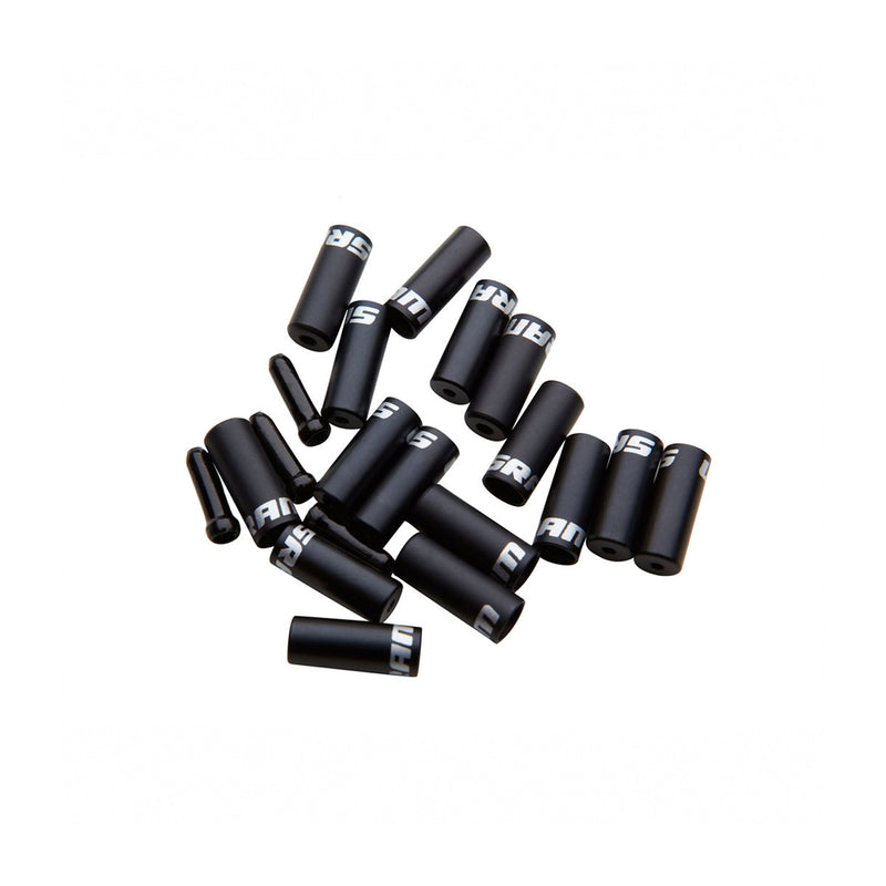 SRAM DERAILLEUR CABLE FERRULES - 4MM OPEN BLACK ALUMINIUM (100PCS)