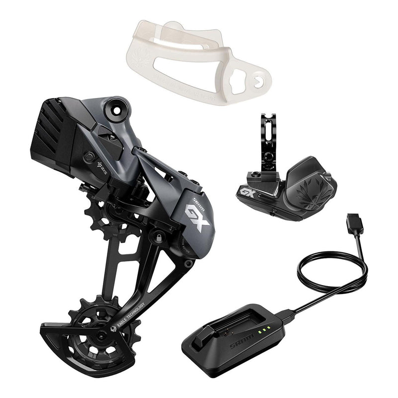 SRAM GX EAGLE AXS UPGRADE KIT (REAR DERAILLEUR WITH PROTECTOR, BATTERY, POD CONTROLLER W/INFINITE CLAMP, POWERLOCK, CHARGER/CORD, CHAIN GAP TOOL, SRAM MULTITOOL)