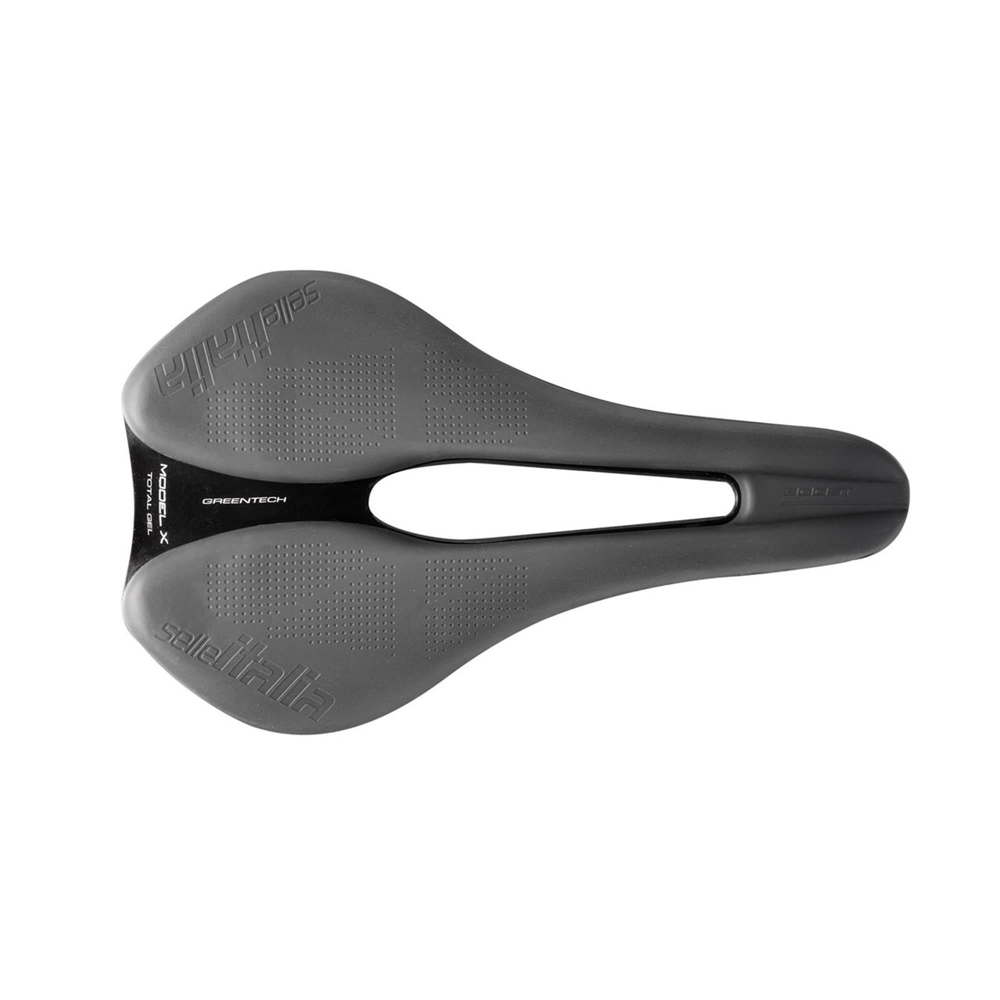 SELLE ITALIA MODEL-X GREEN COMFORT PLUS SUPERFLOW BLACK EDITION SADDLE