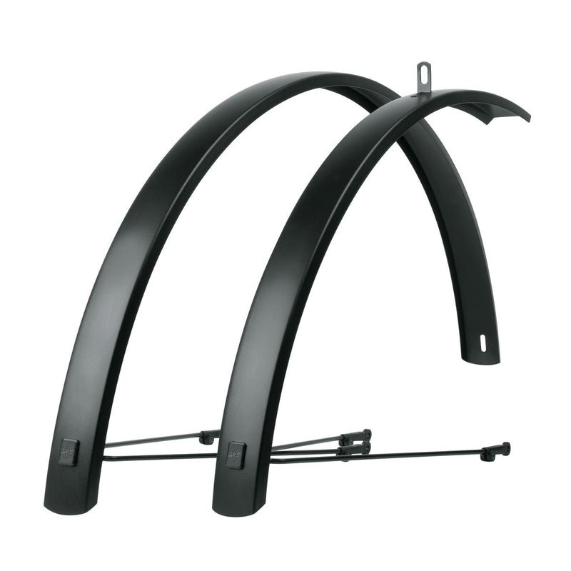 SKS EDGE AL 27,5"/28" 46MM MATT BLACK ALUMINIUM MUDGUARD SET