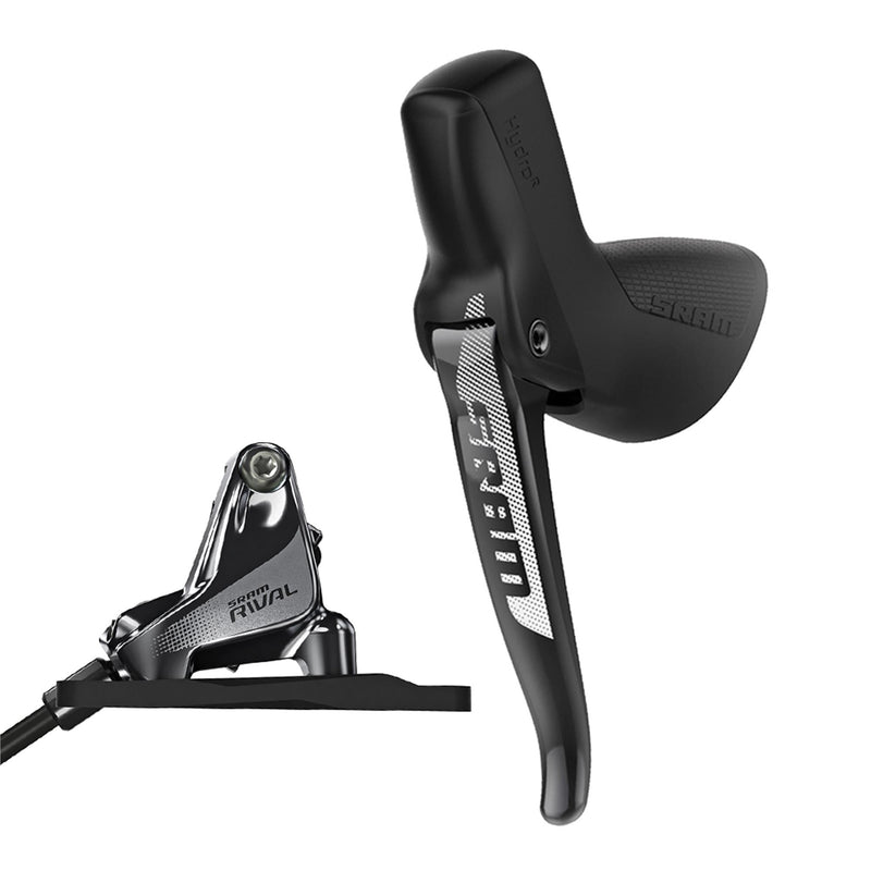 SRAM HYDRAULIC DISC BRAKE RIVAL1 LEFT FRONT BRAKE 950MM W FLAT MOUNT HARDWARE (ROTOR & BRACKET SOLD SEPARATELY)