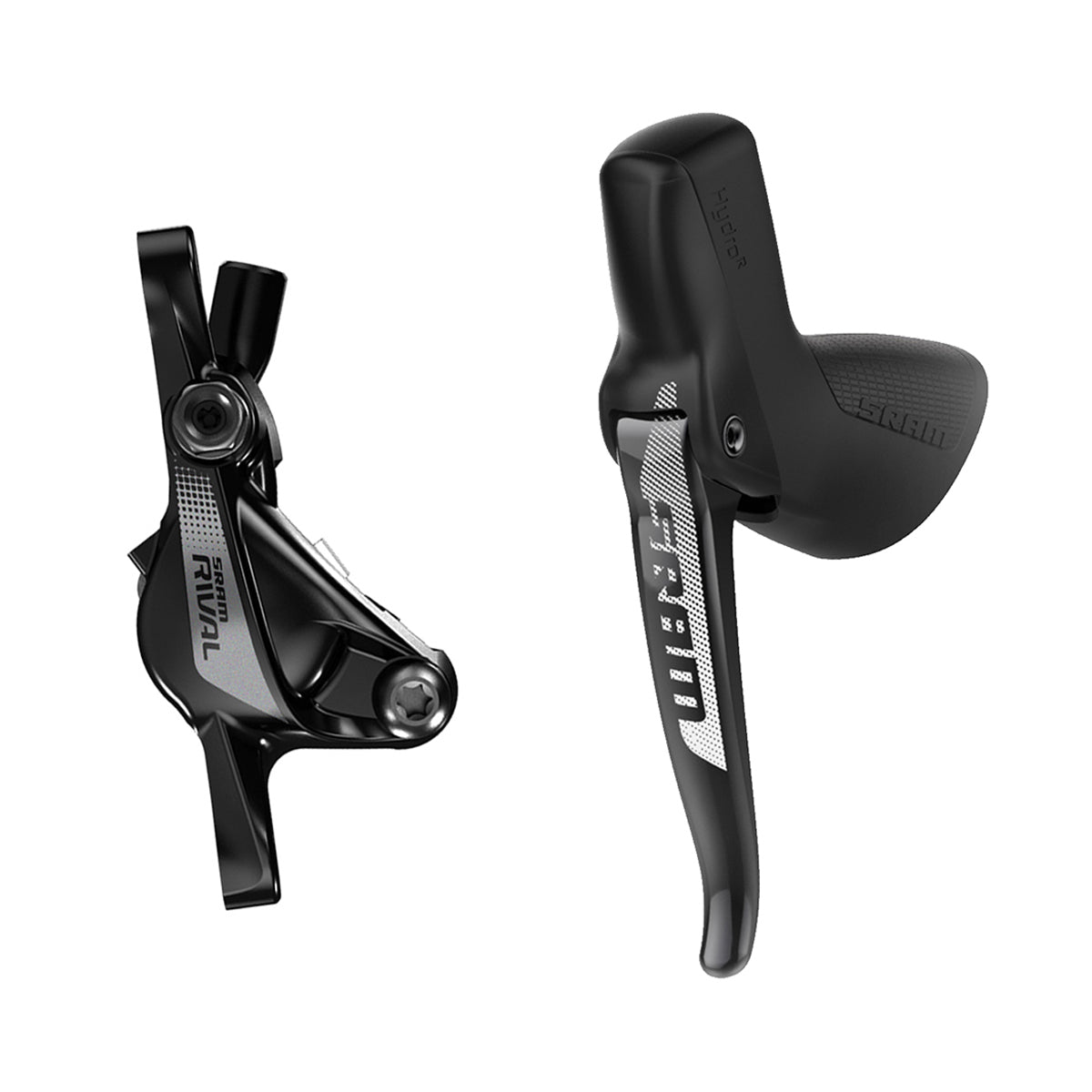 SRAM SHIFT/HYDRAULIC DISC BRAKE RIVAL22 (UK STYLE) YAW FRONT SRAM SHIFT REAR BRAKE 1800MM W FLAT MOUNT HARDWARE (ROTOR & BRACKET SOLDSEPARATELY)