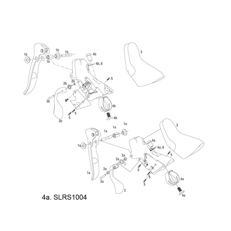 SRAM SPARE - SHIFTER BRAKE CLAMP KIT 2007-2008 RIVAL/FORCE, PAIR