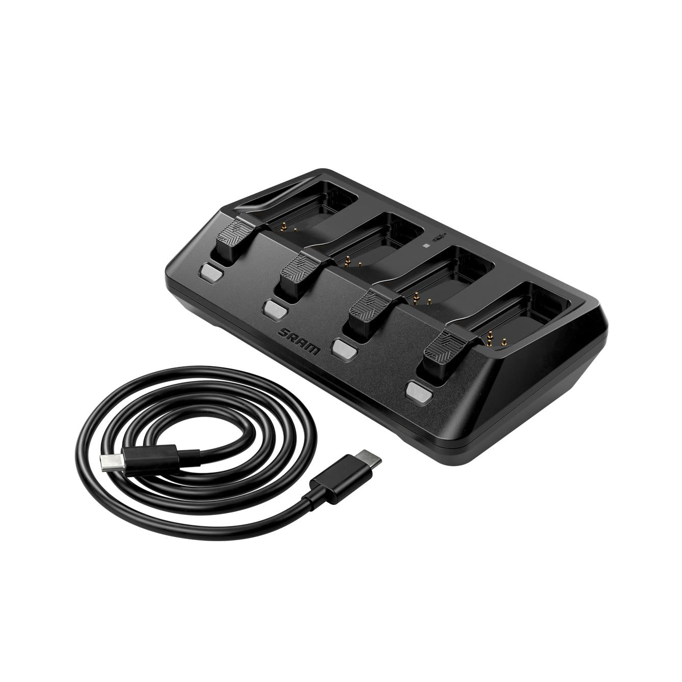 SRAM AXS BATTERY BASE CHARGER 4-PORTS (INCLUDING USB-C CORD)