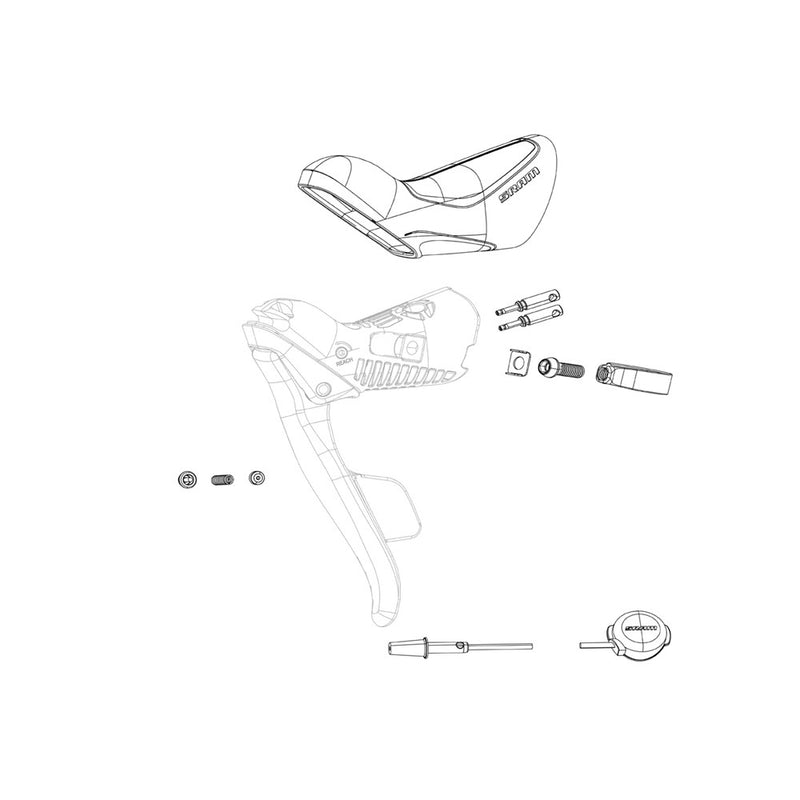 SRAM SPARE - SHIFTER SPRING AND ACTUATOR RED ETAP LEFT/RIGHT QTY 1