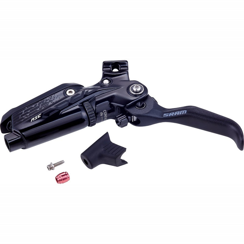 SRAM SPARE - DISC BRAKE LEVER ASSEMBLY ALUMINIUM LEVER GEN 2 BLACK (ASSEMBLED NO HOSE, AND INCLUDES BARB AND OLIVE) - CODE RSC