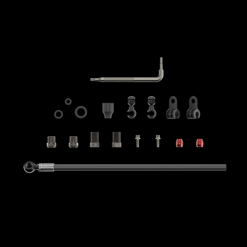 SRAM SPARE - DISC BRAKE HYDRAULIC HOSE KIT - BLACK BANJO -2000MMBLK(INC. BANJO, FITTINGS) - LEVEL ULT,LEVEL TLM (A1), CODE R/RSC (B1),RED ETAP HRD,S900 MONOBLOCK