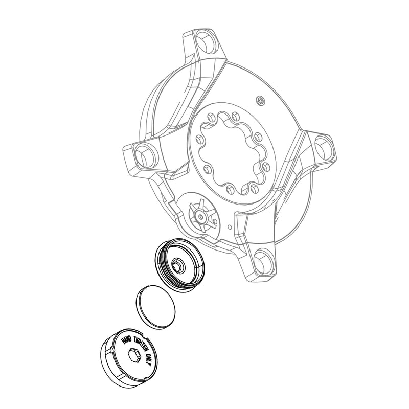 SRAM POWER METER BATTERY LID AND COVER (INCLUDING WASHER, O-RING, SPRING) XX XXSL EAGLE D1