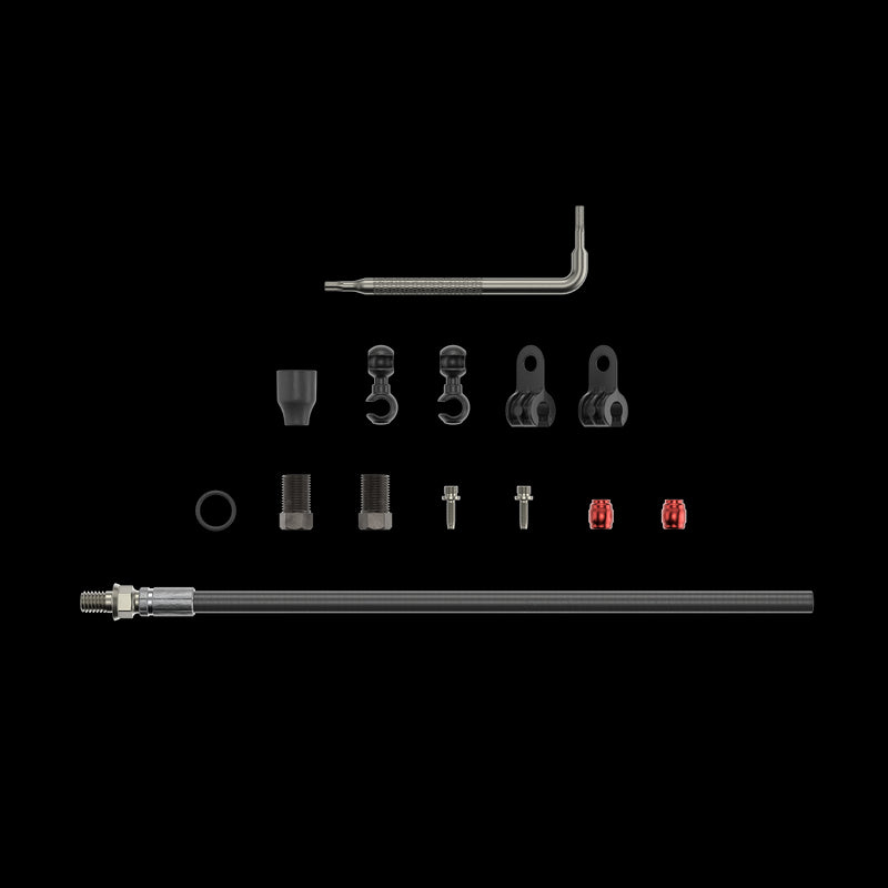 SRAM SPARE - DISC BRAKE HYDRAULIC HOSE KIT - THREADED INLINE CRIMP -2000MMBLK (INC. CRIMP & FITTINGS) - ELIXIR 5/7/9/R/CR/X0,GUIDE RSC (A1),GUIDE R/RS (A1),DB5,LEVEL TL