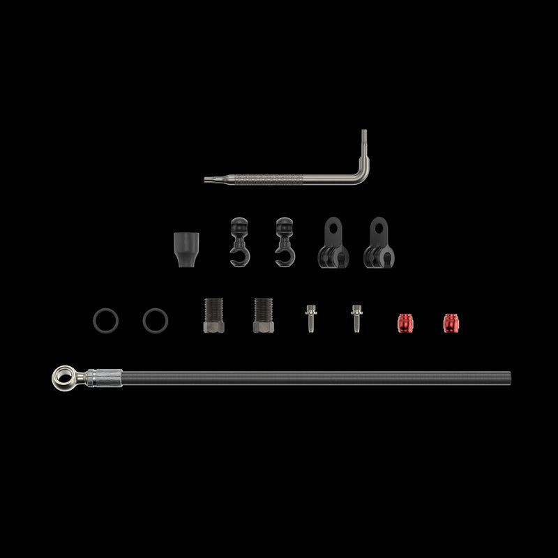 SRAM SPARE - DISC BRAKE HYDRAULIC HOSE KIT - SILVER BANJO -2000MM (INC. BANJO, FITTINGS) - XX,JUICY5/7/,GUIDE R/RS/RSC/ULT (B1),GUIDE T(A1),G2 RSC/ULT, MAVENULT/SLV(A1)