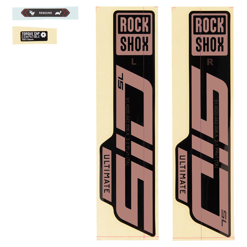 ROCKSHOX FORK DECAL KIT - SID SL ULTIMATE 27/29 (2021)