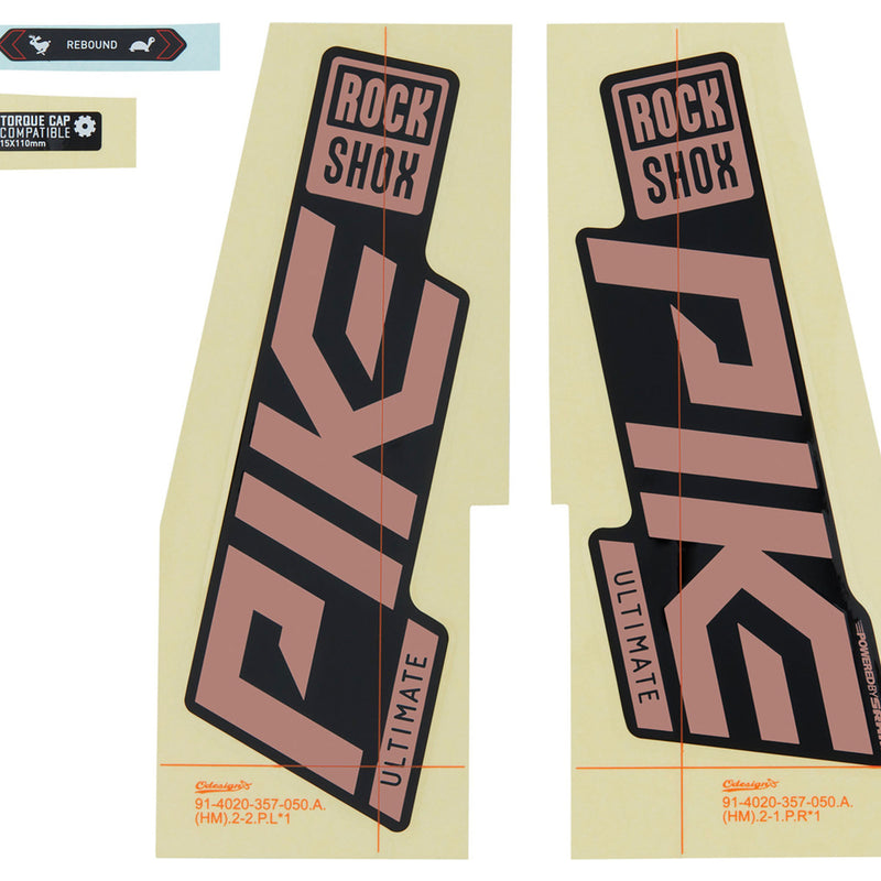 ROCKSHOX FORK DECAL KIT - PIKE ULTIMATE 27/29 (2021)