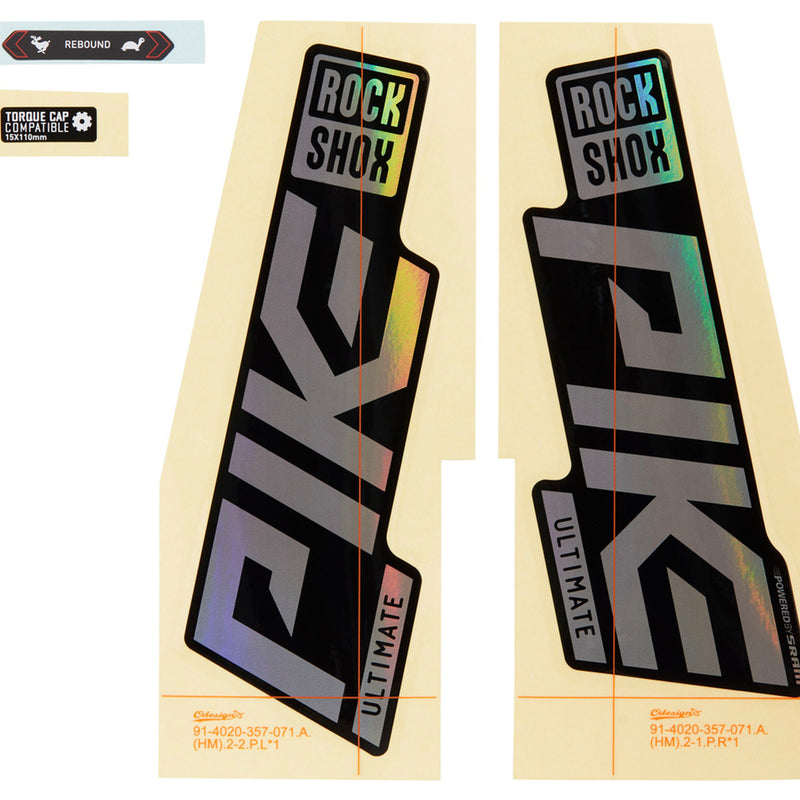 ROCKSHOX FORK DECAL KIT - PIKE ULTIMATE 27/29 (2021)