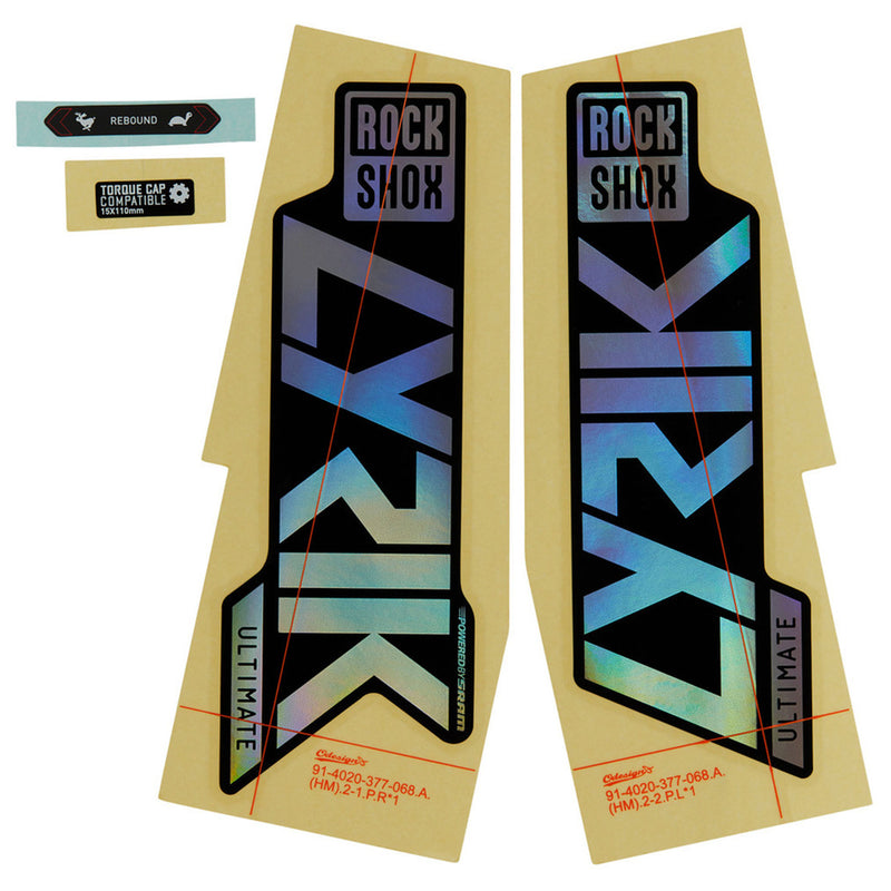 ROCKSHOX FORK DECAL KIT - LYRIK ULTIMATE 27/29 (2021)