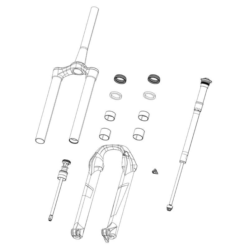 ROCKSHOX FORK DUST WIPER KIT - 38MM (QTY 20) - ZEB A1+ (2021+)/DOMAIN B1+ (2022+)/BOXXER D1+(2024+)