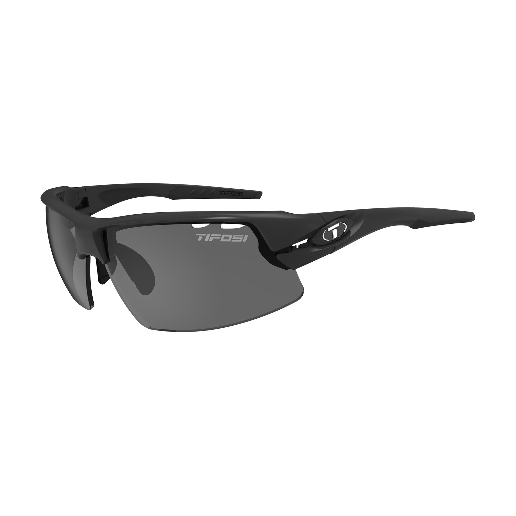 TIFOSI CRIT HALF FRAME MATTE BLACK SUNGLASSES