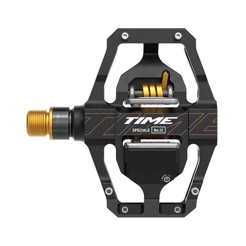 TIME PEDAL - SPECIALE 12 MTB PEDALS, ALUMINUM BODY AND TITANIUM SPINDLE, INCLUDING ATAC STANDARD CLEATS