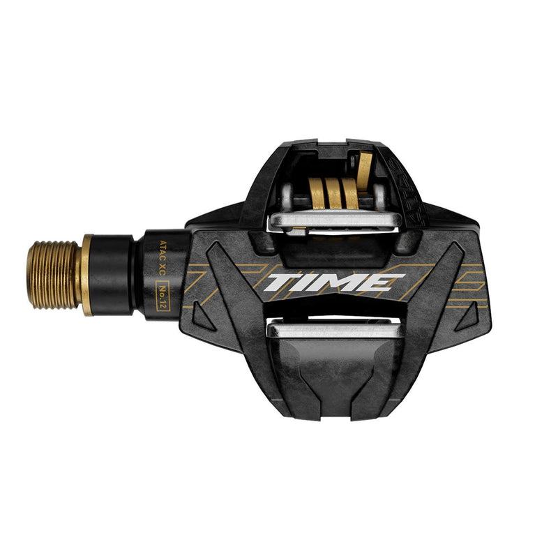 TIME PEDAL - XC 12 MTB PEDALS, CARBON BODY AND TITANIUM SPINDLE INCLUDING ATAC STANDARD CLEATS