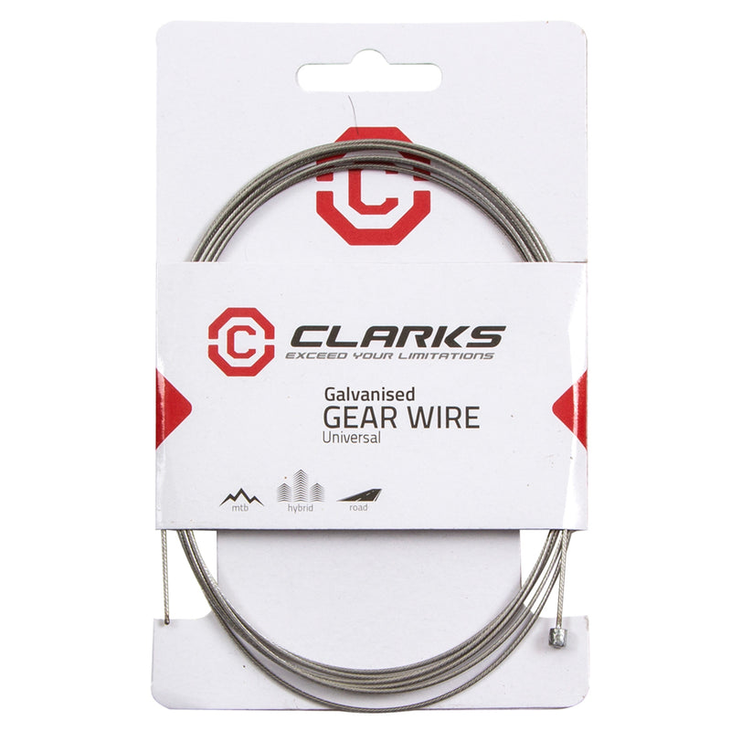 CLARKS UNIVERSAL GALVANISED INNER GEAR WIRE TUBE NIPPLE W1.1 X L2275MM FITS ALL MAJOR SYSTEMS