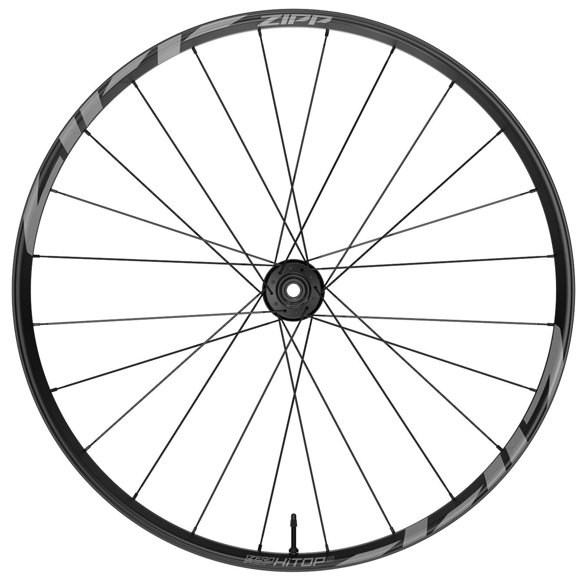 ZIPP WHEEL - 1ZERO HITOP S TUBELESS DISC BRAKE 6-BOLT 29 FRONT 24SPOKES BOOST W/RS TORQUE CAPS STANDARD GRAPHIC A1