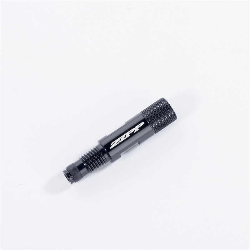 ZIPP TANGENTE ALUMINUM KNURLED VALVE EXTENDER (QTY1) (USE WITH REMOVABLE PRESTA VALVE RECOMMENDED FOR USE WITH ZIPP TANGENTE TUBE)