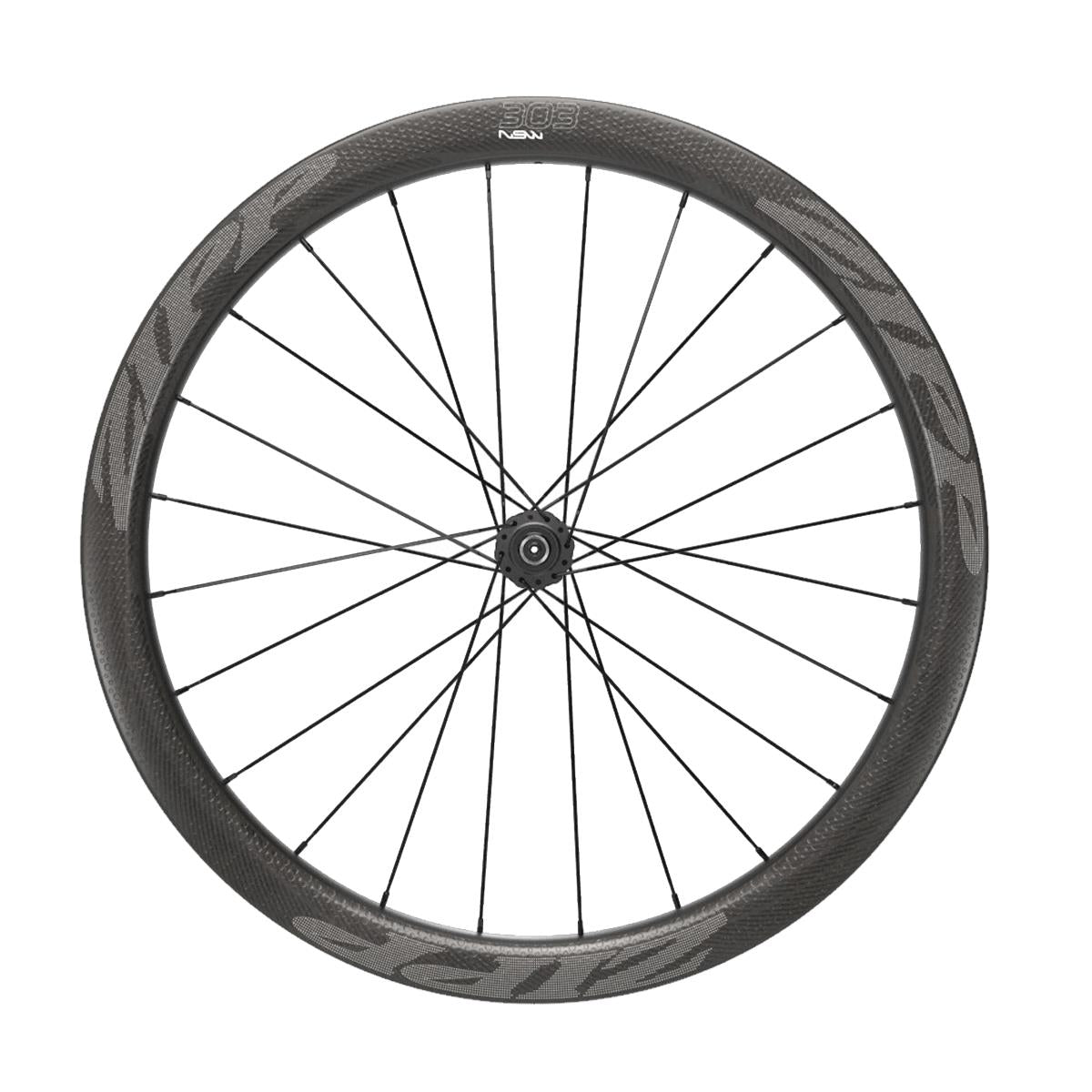 ZIPP 303 NSW TUBELESS DISC BRAKE CENTER LOCKING 700C FRONT 24 SPOKES CONVERTIBLE-QUICK RELEASE, 12MM & 15MM THROUGH AXLE A1