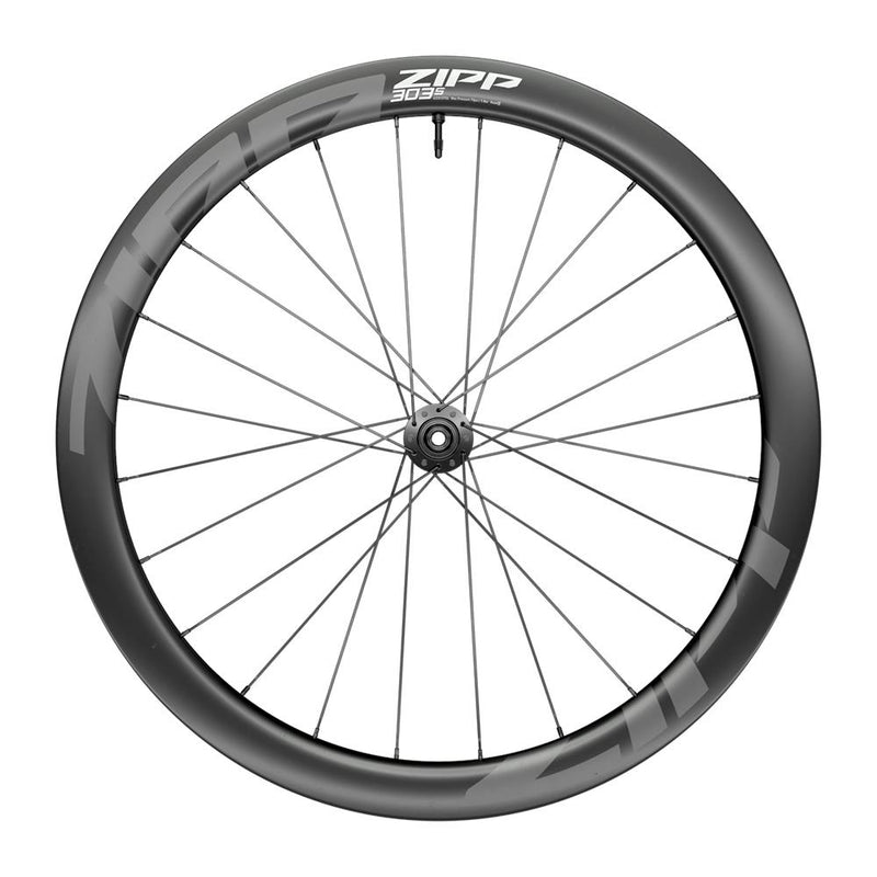 ZIPP 303 S CARBON TUBELESS DISC BRAKE CENTER LOCKING 700C FRONT 24SPOKES 12X100MM STANDARD GRAPHIC A1