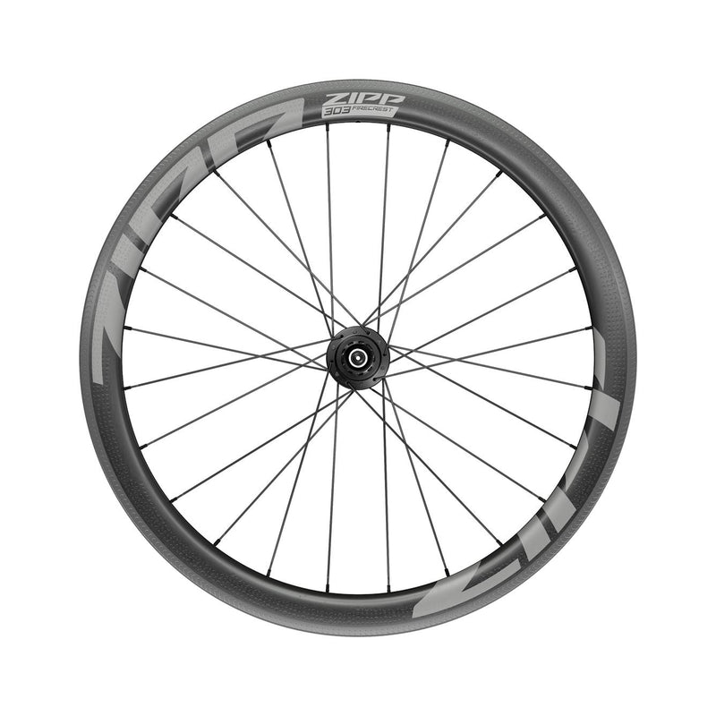 ZIPP 303 FIRECREST CARBON TUBELESS RIM BRAKE 700C REAR 24SPOKES SRAM 10/11SP QUICK RELEASE STANDARD GRAPHIC A1