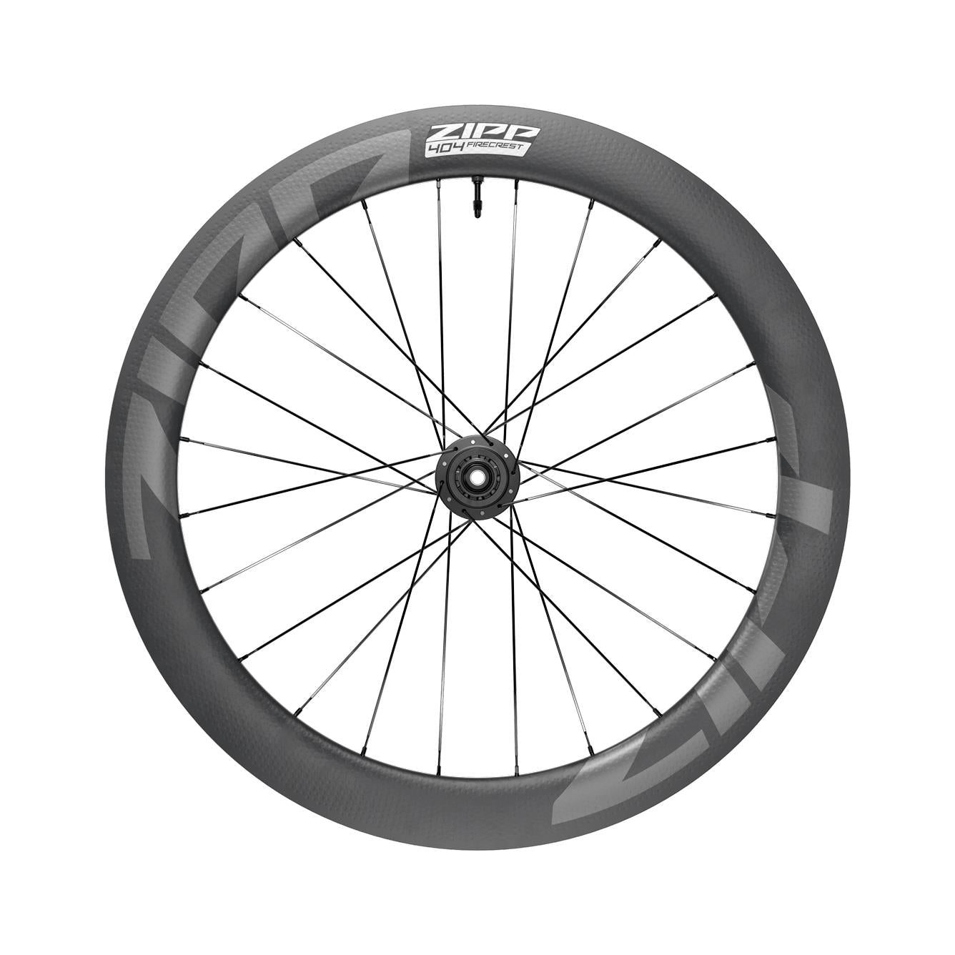 ZIPP WHEEL - 404 FIRECREST CARBON TUBELESS DISC BRAKE CENTER LOCKING 700C REAR 24SPOKES XDR 12X142MM STANDARD GRAPHIC B1