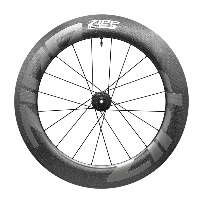 ZIPP WHEEL - 808 FIRECREST CARBON TUBELESS DISC BRAKE CENTER LOCKING 700C REAR 20SPOKES SRAM 10/11SP 12X142MM STANDARD GRAPHIC B1