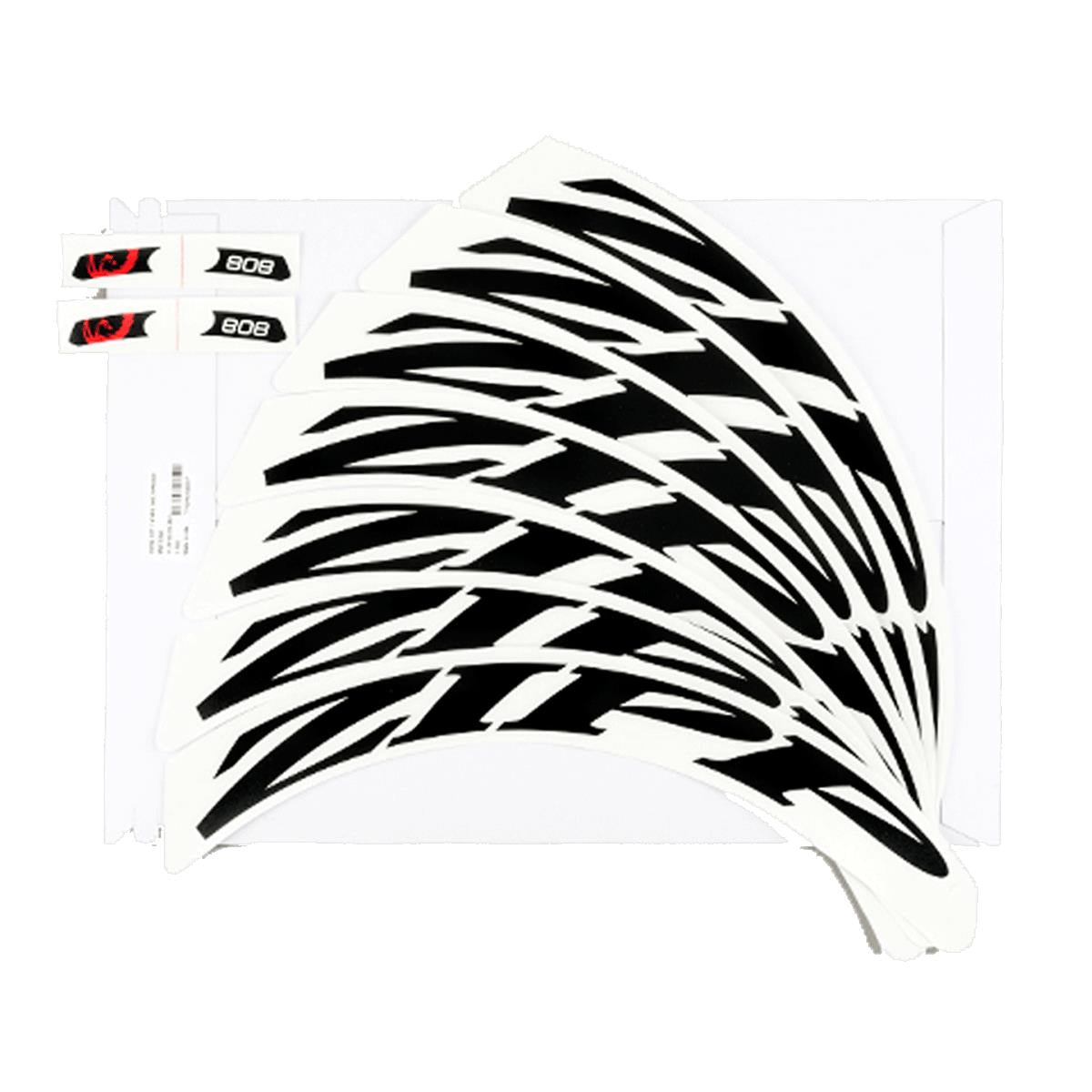 ZIPP SPARE - WHEEL DECAL KIT 808 DISC SINGLE RIM +1 EXTRA DECAL