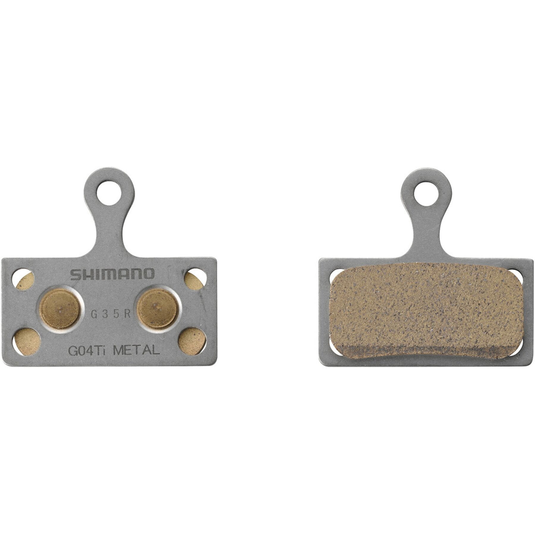 BRBX G04Ti metal pad titanium back