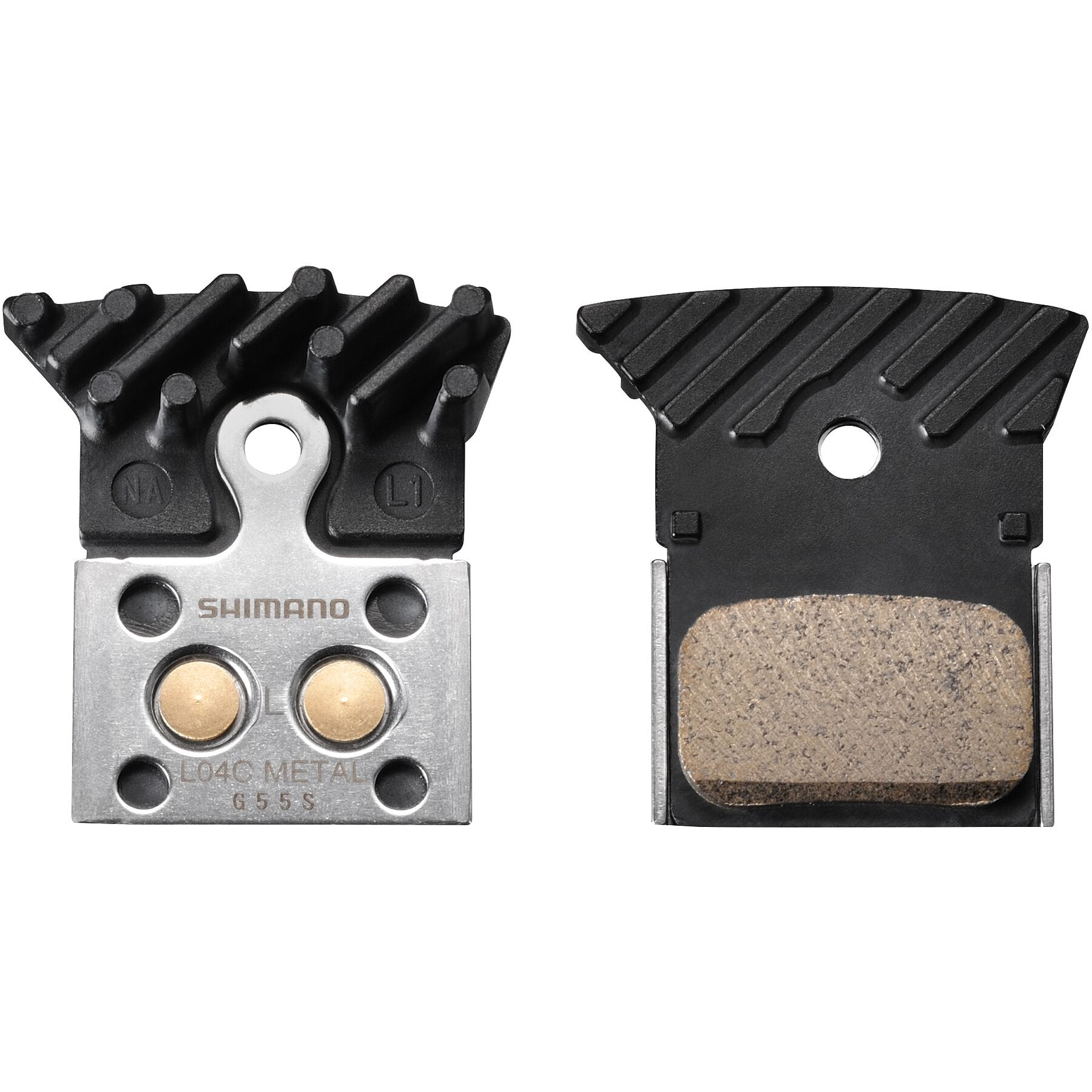 BRBX L04C metal pad aly/ss back w/fin
