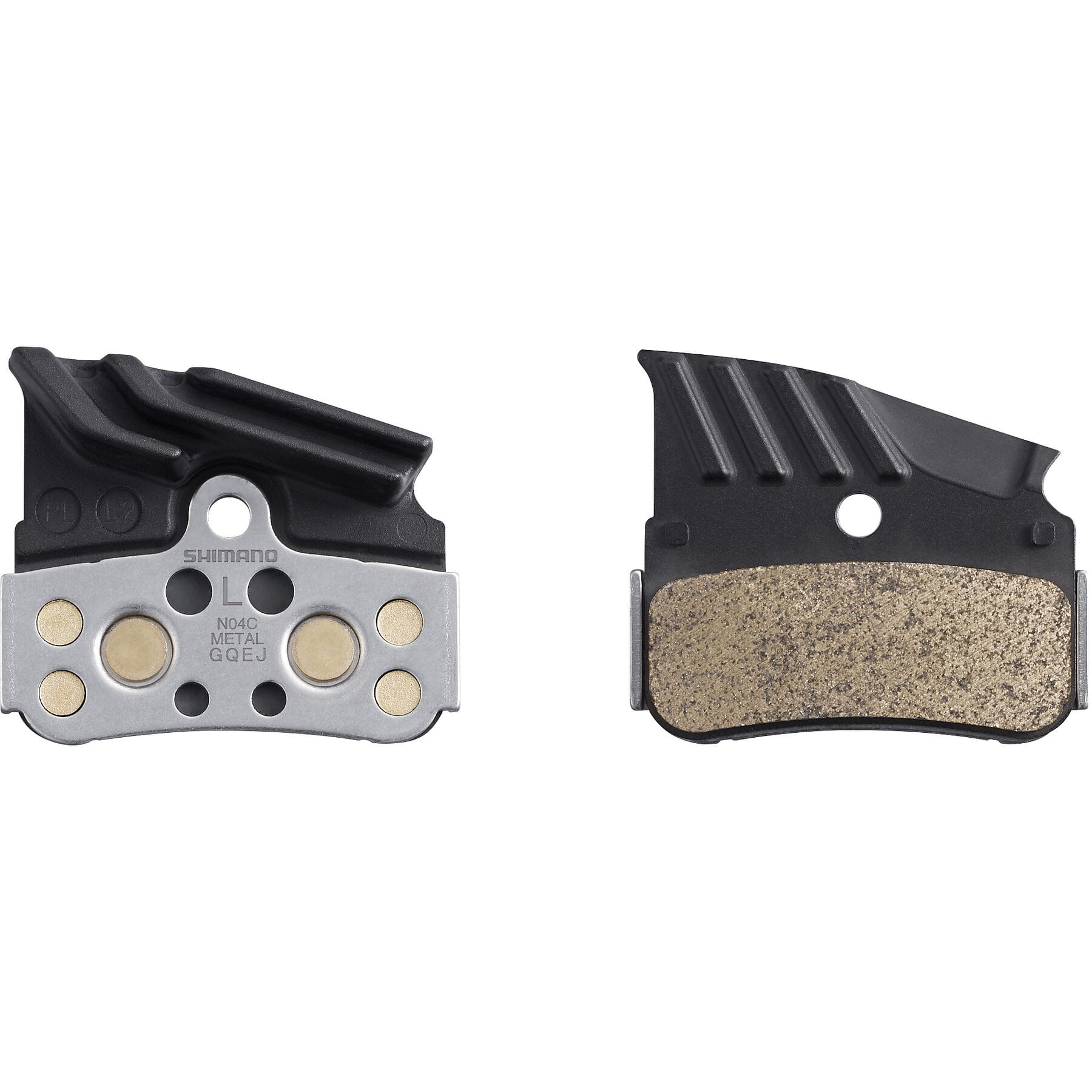 BRBX N04C metal pad aly/ss back w/fin