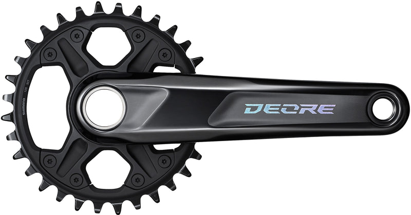 Shimano Deore chainset, 12-speed, 56.5 mm Super Boost chainline,