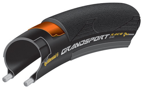 Continental Grand Sport Race Folding Tyre in Black