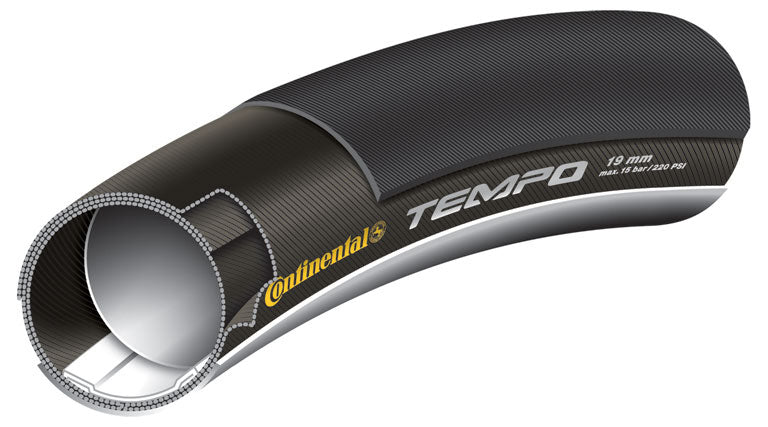 Continental Tempo II "Black Chili" Tubular in Black 28 x 22mm