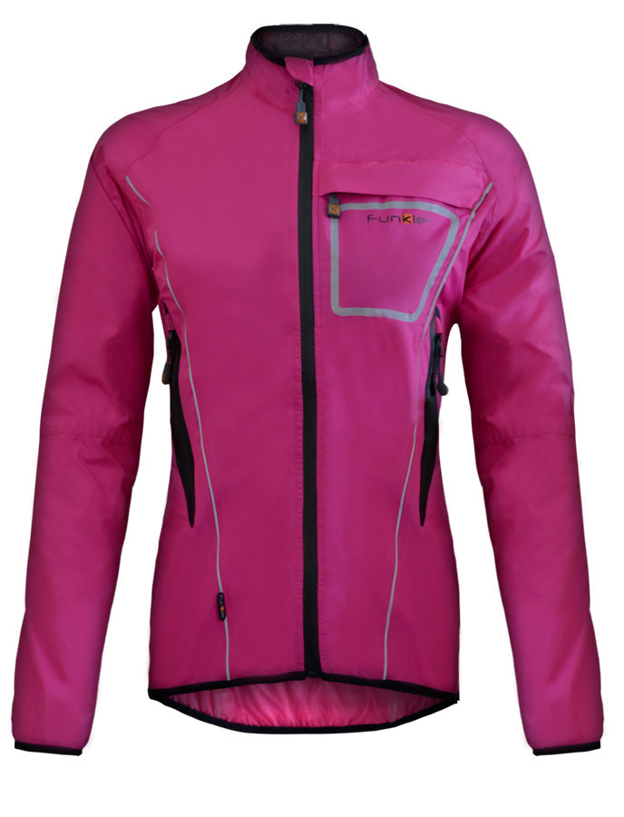 Funkier Storm WJ-1403 Ladies Waterproof Jacket in Pink X-Small